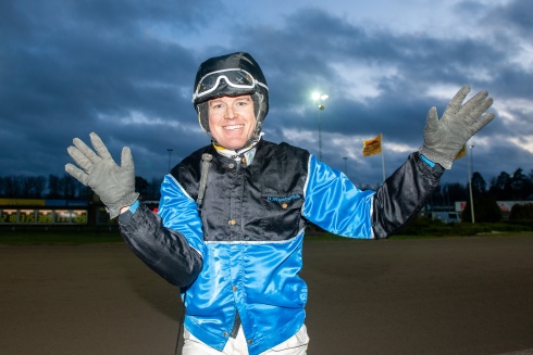 Hans Crebas andas optimism kring sina två hästar på V75. Foto av Mikael Rosenquist/TR Bild